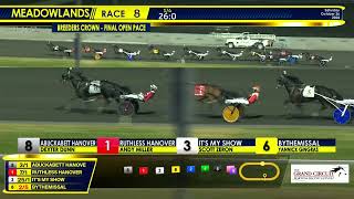 October 26 2024  Breeders Crown Final  Open Pace  Race 8 [upl. by Ferdie85]