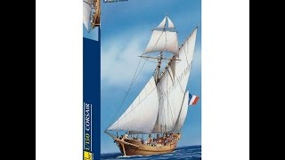 Corsair 1150 Heller model ship kit review [upl. by Voltmer]