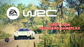 EA WRC FIRST LOOK REGULARITY RALLY PC KEYBOARD GAMEPLAY [upl. by Pacheco]