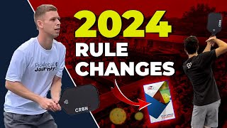 2024 Pickleball Rule Changes  Significant Changes to Know [upl. by Yelknirb933]