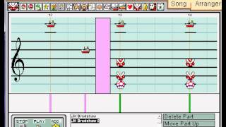 Mario Paint  quotJustin Hawk Bradshawquot WWE Theme [upl. by Aisilef]