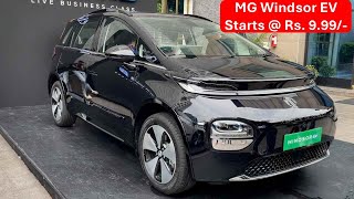 MG Windsor EV Excite Starts  Rs 999 Lakhs  Best EV Car Feature and Specs  TedYogesh [upl. by Beare]