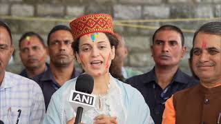 Kangana Ranaut  quotMeri Janambhoomi Ne Mujhe Wapis Bulaya Haiquot  BJP  Lok Sabha  Mandi [upl. by Mavra]