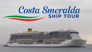 Costa Smeralda Cruise Ship Tour [upl. by Mallin]