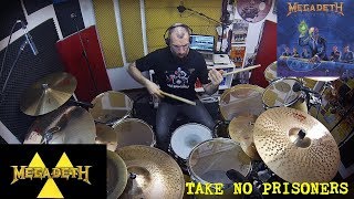 Megadeth  Take no Prisoners  Nick Menza Drum Cover by Edo Sala with Drum Charts [upl. by Arman718]