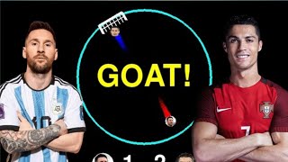 WHO IS THE GOAT MESSI OR RONALDO part 9 [upl. by Ytirahc]