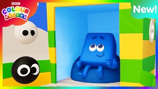 Choosing Colours  FULL EPISODE  S1 E28  Learn Colours  Kids Cartoons  Colourblocks [upl. by Nomihs]