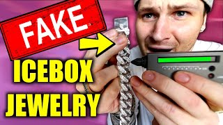 I Bought FAKE quotICEBOXquot JEWELRY WILL IT PASS A DIAMOND TESTER [upl. by Oirtemed]