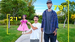 The Worlds Shortest Woman VS Tallest Man [upl. by Kathrine]