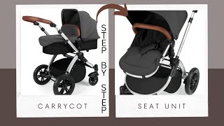 ICKLE BUBBA STOMP V3 carrycot to seat unit set up  stroller non sponsored paid myself [upl. by Arvo880]