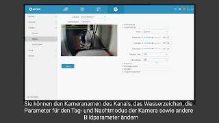Kameraanzeigeeinstellungen auf NVR DualLightKameraDE [upl. by Aholah]