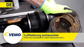 Luftfeder austauschen am Mercedes VEMO V3050200321 [upl. by Ianteen]