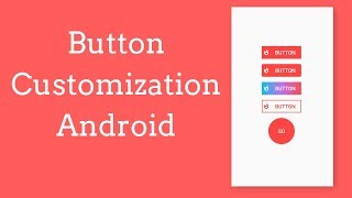 custom button design android [upl. by Anaek]