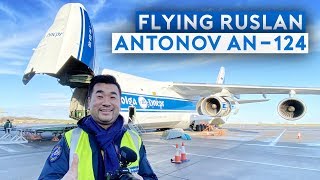 Incredible Flight on Antonov AN124 Cargo Transporter [upl. by Adnilab932]