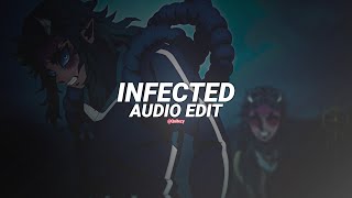 infected slowed  reverb  sickick edit audio [upl. by Ahsiele821]