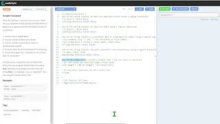 Simple Password  Interview assessment Coderbyte  Code challenge  Solution Source Code Answers [upl. by Akirdnas]