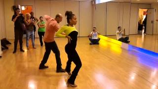 Sergio y Linet Clases Salsa Cubana [upl. by Luapsemaj]