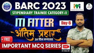 BARC Stipendiary Trainee Category 2 Fitter  Turner  Machinist  by Vimal Sir  BARC Practice Set [upl. by Egbert]