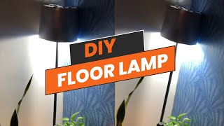 DIY Floor Lamp 🛋️  floorlamp [upl. by Yrome]