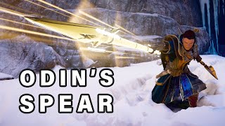 How to get Odins LEGENDARY Spear  The Best BEAR Type Spear ► Assassins Creed Valhalla [upl. by Johnette90]