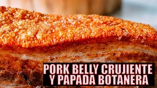 LA PAPADA DE CERDO CON UNA PANCETA MEGA CRUJIENTERECETA A LA PARRILLA [upl. by Galliett]