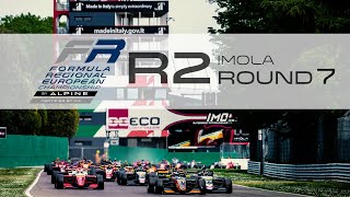 Race 2  Round 7 Imola F1 Circuit  Formula Regional European Championship by Alpine [upl. by Ahseuqal]