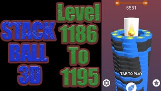 I Played Stack Ball From Level 1186 To 1195 [upl. by Carboni]