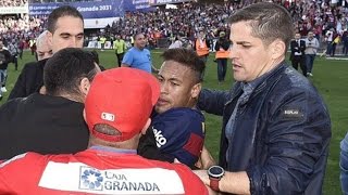 Messi y Neymar fueron agredidos durante la invasión [upl. by Ming]