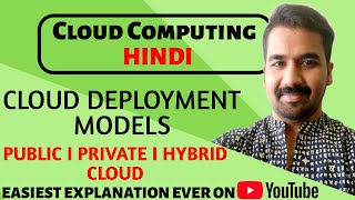 Cloud Deployment Models  Public Private and Hybrid Cloud Explained in Hindi [upl. by Gibbon]