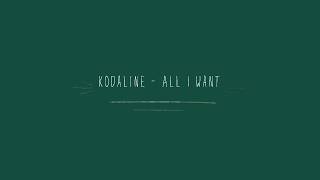 Kodaline  All I Want Traduzione In Italiano [upl. by Roswell]