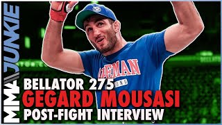 Gegard Mousasi rips short Conor McGregor after Bellator 275 title defense [upl. by Enirbas]