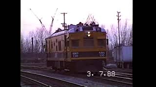 Sperry Rail Car CSX Grand Trunk Conrail in Grand Rapids Muskegon MI and Chesterton IN 1988 [upl. by Celisse]