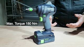 Festool NEW TID 18 Impact Drill Features Video by Tibby Singh [upl. by Saire]