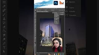 ¿CÓMO RECTIFICAR VERTICALIDAD EN PHOTOSHOP arquitectura photoshop tutorial hacks [upl. by Dunham]