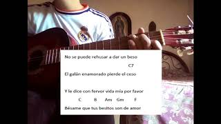 Besos y Cerezas  Ariel Camacho Tutorial [upl. by Elah]