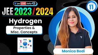 Hydrogen L2  Properties amp Misc Concepts  jee2024 jee2025 jeechemistry monicabedi [upl. by Letnahc]