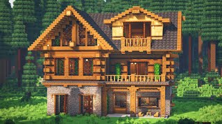 How to Build the Ultimate Spruce Mansion  Interior in Minecraft • Tutorial [upl. by Illona]