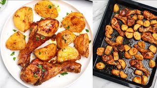 Baked Chicken and Potatoes Recipe [upl. by Greenwood]