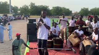 INAUGURATION STADE MUNICIPAL DE KEBEMER AVEC BAKHAW ASICO  voir ambiance stade 🔥🔥🔥 [upl. by Eniowtna536]