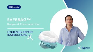 SAFEBAG Bedpan amp Commode Liner  Expert Instructions [upl. by Nolte579]