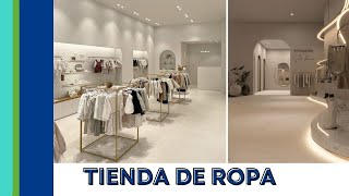 Diseña un ambiente nuevo y único para tu TIENDA DE ROPA [upl. by Salomi]