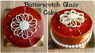 Butterscotch Glaze Cake Decoration Ideas  Munna Chef [upl. by Naima]