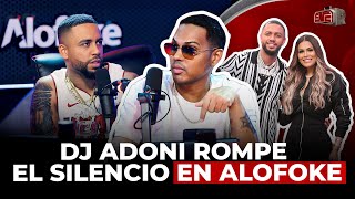 DJ ADONI ROMPE EL SILENCIO SOBRE ROMANCE CON CAROLINE AQUINO EN ALOFOKE [upl. by Eelahs]