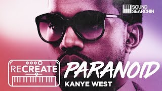 ReCreate Kanye West  Paranoid  Sound Searchin [upl. by Fugere101]