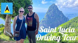 St Lucia Driving Tour Pigeon Island I Rodney Bay I Castries I Marigot Bay I Soufriere I Sugar Beach [upl. by Old]