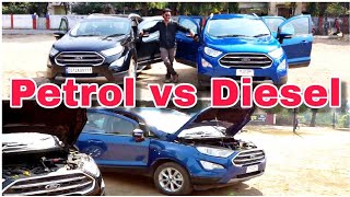 Ford Eco Sport petrol vs Diesel  Moris Creation [upl. by Collin]