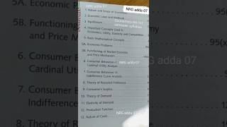 BA 1st semester economics syllabus of CCS University NEP ccsuniversity economics ccsu [upl. by Hilarius]