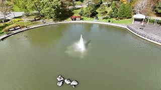 Bowring Park fountain drone circle [upl. by Harvey]