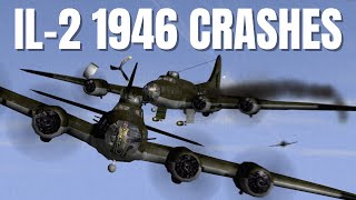 Plane Crashes Emergency Crash Landings Fails amp Takedowns V25  IL2 1946 Crash Compilation [upl. by Anawad182]