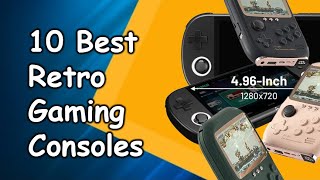 Top 10 Best Retro Gaming Consoles  Retro Game Console 2024 [upl. by Elleinnad]